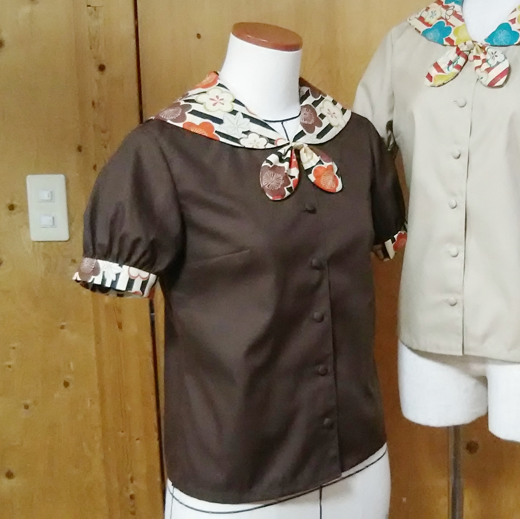 ハイカラセーラー服 ブラウン